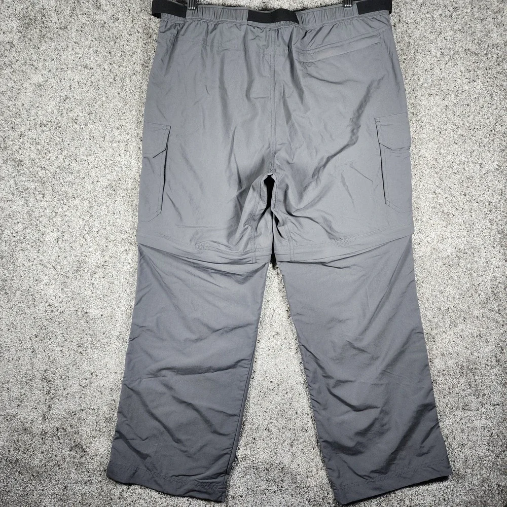 Gander Mountain Cargo Pants Mens L/30 Gray Convertible Zip Off Hiking Never Worn
